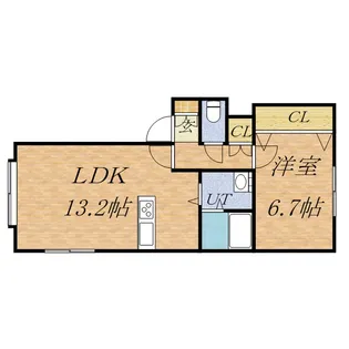 フェリス麻生【2階】の間取り