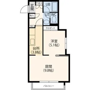 藤井ビル北11条Ⅱ【3階】の間取り