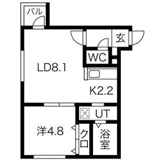 CLAIRE・ELMの杜(クレール・エルムの杜)【1階】の間取り