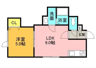 ノースヴィラ【106号室】の間取り