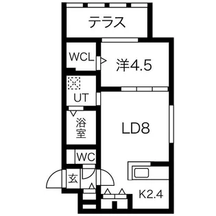 ブランシャール札幌STATION【5階】の間取り