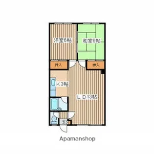 北海道札幌市北区北三十条西3丁目【アパート】の間取り