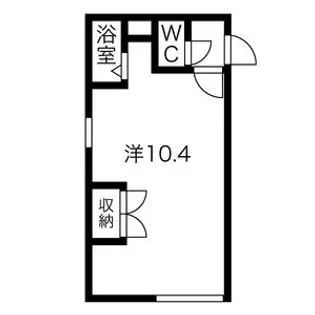 キャスティ86【108号室】の間取り