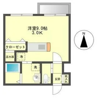 スペチアーレ札幌【6階】の間取り