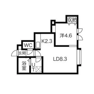 LOTUS27【206号室】の間取り