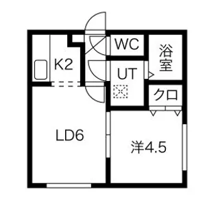 ホクト・ラム【201号室】の間取り