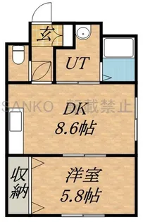 エクセレント33【403号室】の間取り