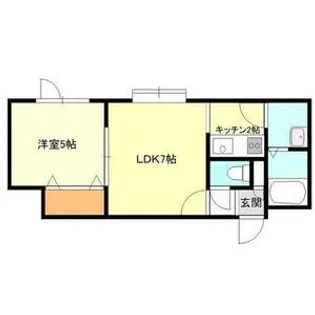 プルメリアN20【1階】の間取り