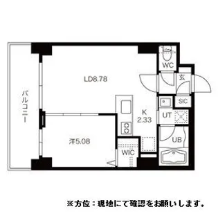 BPRレジデンス琴似【9階】の間取り