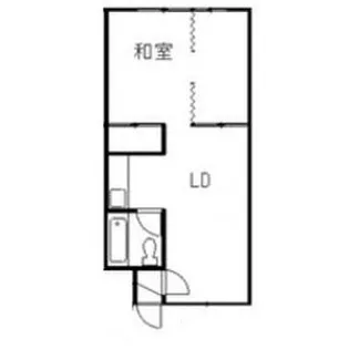 コーポ増住【1号室】の間取り