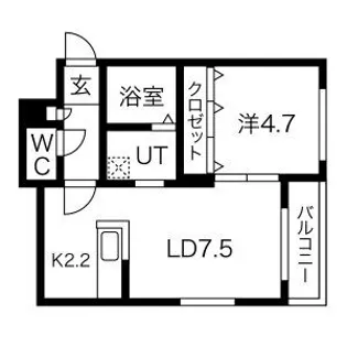 BAMBINO(バンビーノ)【1階】の間取り