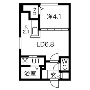 RELATE菊水【2階】の間取り