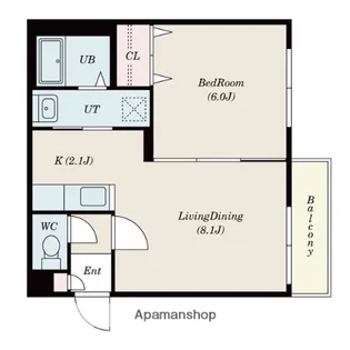 北海道札幌市白石区本郷通3丁目南【マンション】の間取り