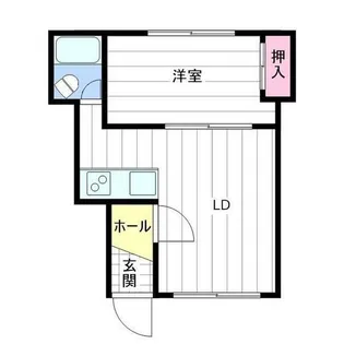 川村ハウスB【2階】の間取り