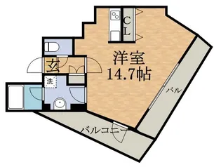 FLAX麻生【8階】の間取り