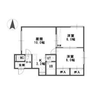 ルミエールSIK【202号室】の間取り