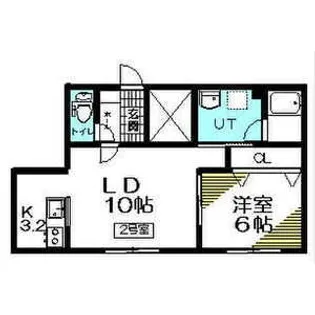 PAPA GARDEN【202号室】の間取り