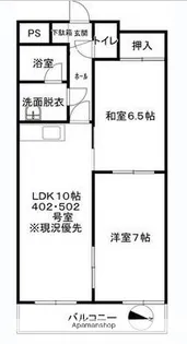 SANYU88ビル【402号室】の間取り