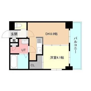 小泉マンションMEM19【9階】の間取り