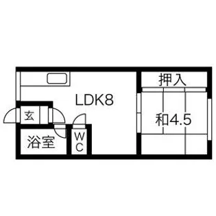 シティハイムステラII【102号室】の間取り