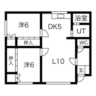 フリーダム2ー5【203号室】の間取り