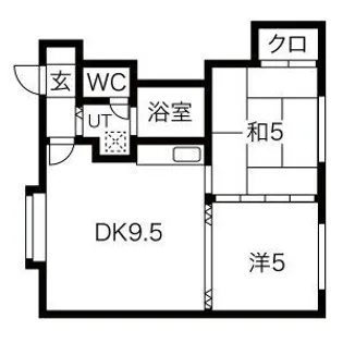 ブリリアント【101号室】の間取り