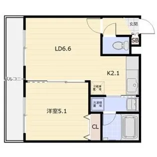 DUAL.M&Y北39条【201号室】の間取り