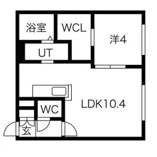 ラベイユドール【2階】の間取り