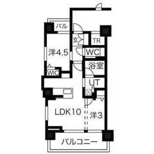 デュオヴェール札幌北大前【3階】の間取り