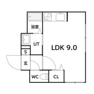ラフィーネ南平岸Ⅳ【4階】の間取り