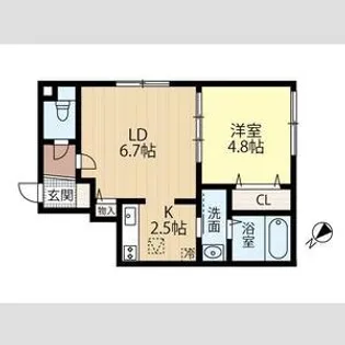 FUTABA SQUARE琴似【2階】の間取り