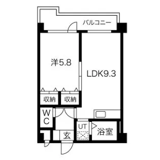 AMS352ビル【407号室】の間取り