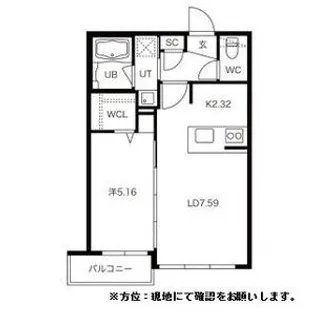 BPRレジデンス二十四軒【0406号室】の間取り