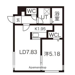 J−ECOA北27条【2階】の間取り