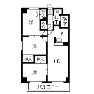 元町ガーデン【2階】の間取り