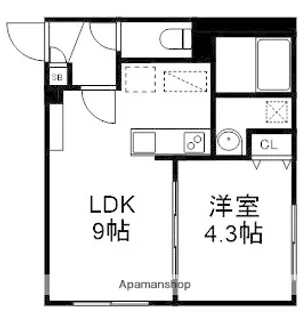 北海道札幌市白石区中央一条5丁目【マンション】の間取り