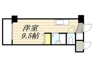 メゾンクレスト元町【1階】の間取り