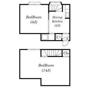 ルーブル菊水【103号室】の間取り