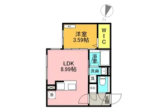 シティノーブル麻生【0405号室】の間取り
