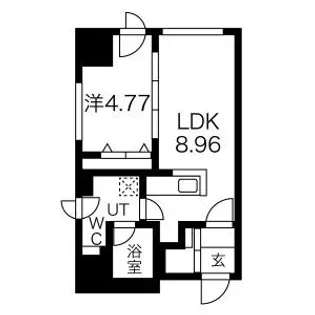 ルラシオン札幌駅前【504号室】の間取り