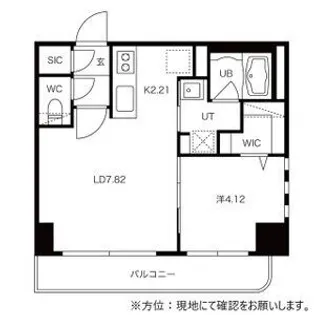 Tiger BLD 24(タイガービル24)【0803号室】の間取り