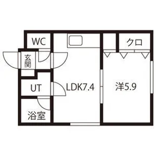 ドリームパスポート【203号室】の間取り