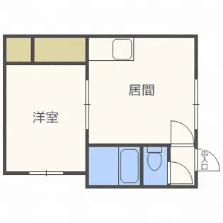 リトルパーク3【101号室】の間取り