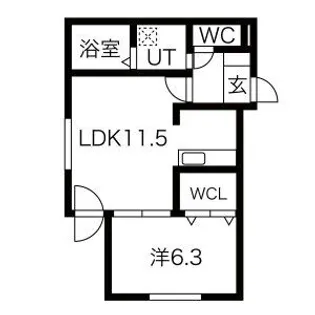 セントラルハイツ【2階】の間取り