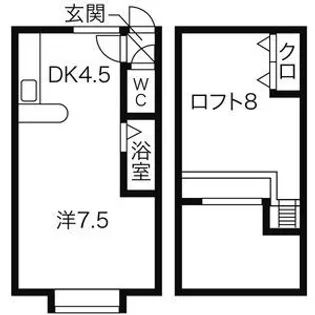 ルーブル34【203号室】の間取り