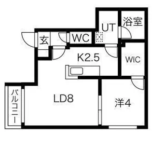 フェリシアコート【103号室号室】の間取り