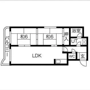 クリーンシャトー北39【2階】の間取り