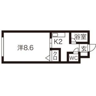 N20マンション【3階】の間取り