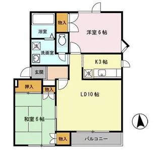 メイユールアリアム【A101号室】の間取り