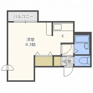 エクシード美香保【3階】の間取り